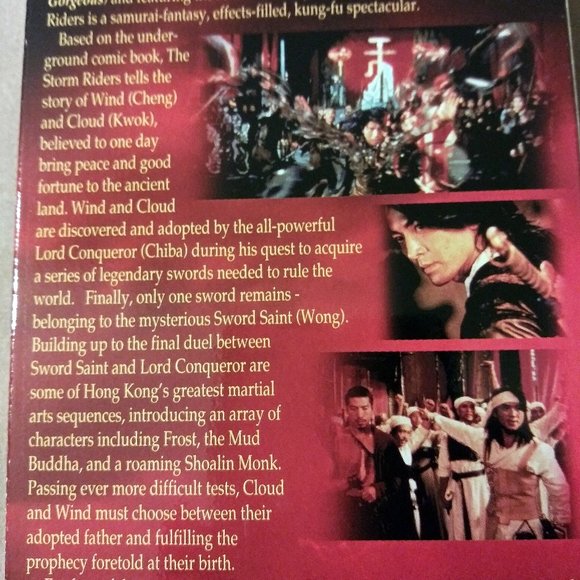 2 VHS Videos Heaven’s Prisoners and The Storm Riders, VCR Video Tape, VHS Movie - Picture 2 of 12